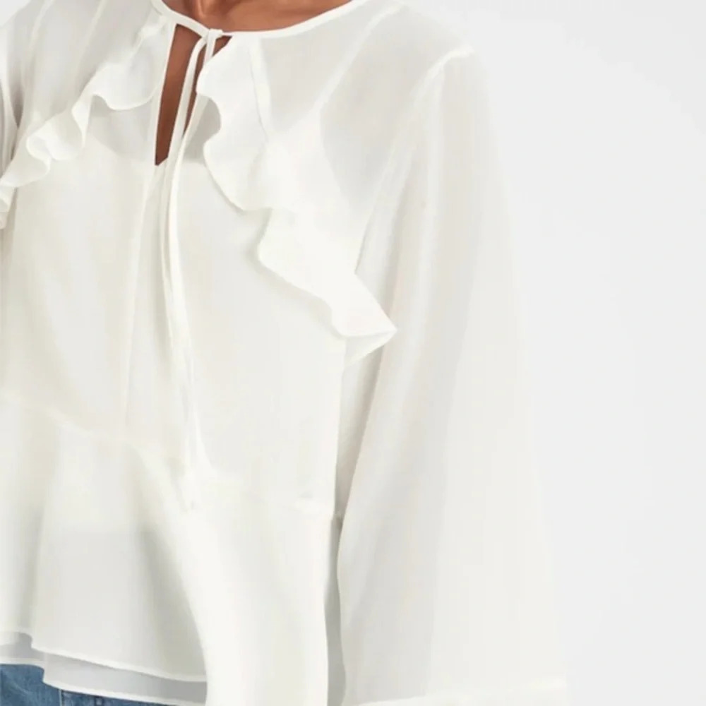 Banana Republic ruffle top